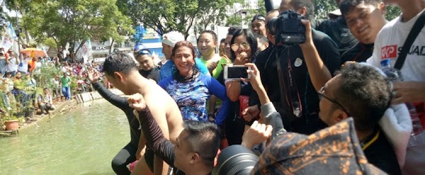 Seru, Sandiaga Kalah Lawan Menteri Susi di Danau Sunter
