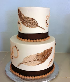 Tortas de Boda con Plumas, parte 4