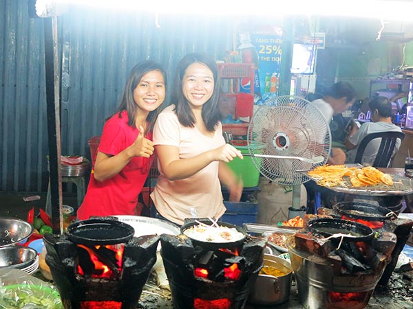 Making Vietnamese Pancakes