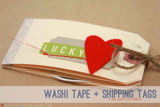 #washitape #minialbum #minibook #tutorial #diy #scrapbooking #tags #love #heart