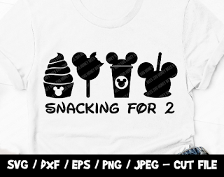 Snacking For 2 Svg, Disney Snackgoals SVG, Disney SVG, Instant Download Cricut Silhouette, Disney Trip Svg, Disney Vacation Svg, Disneyland