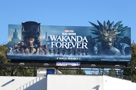 Black Panther Wakanda Forever billboard