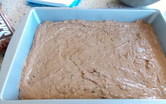 Unaorned chocolate zucchini cake, waiting for toppings from www.anyonita-nibbles.com