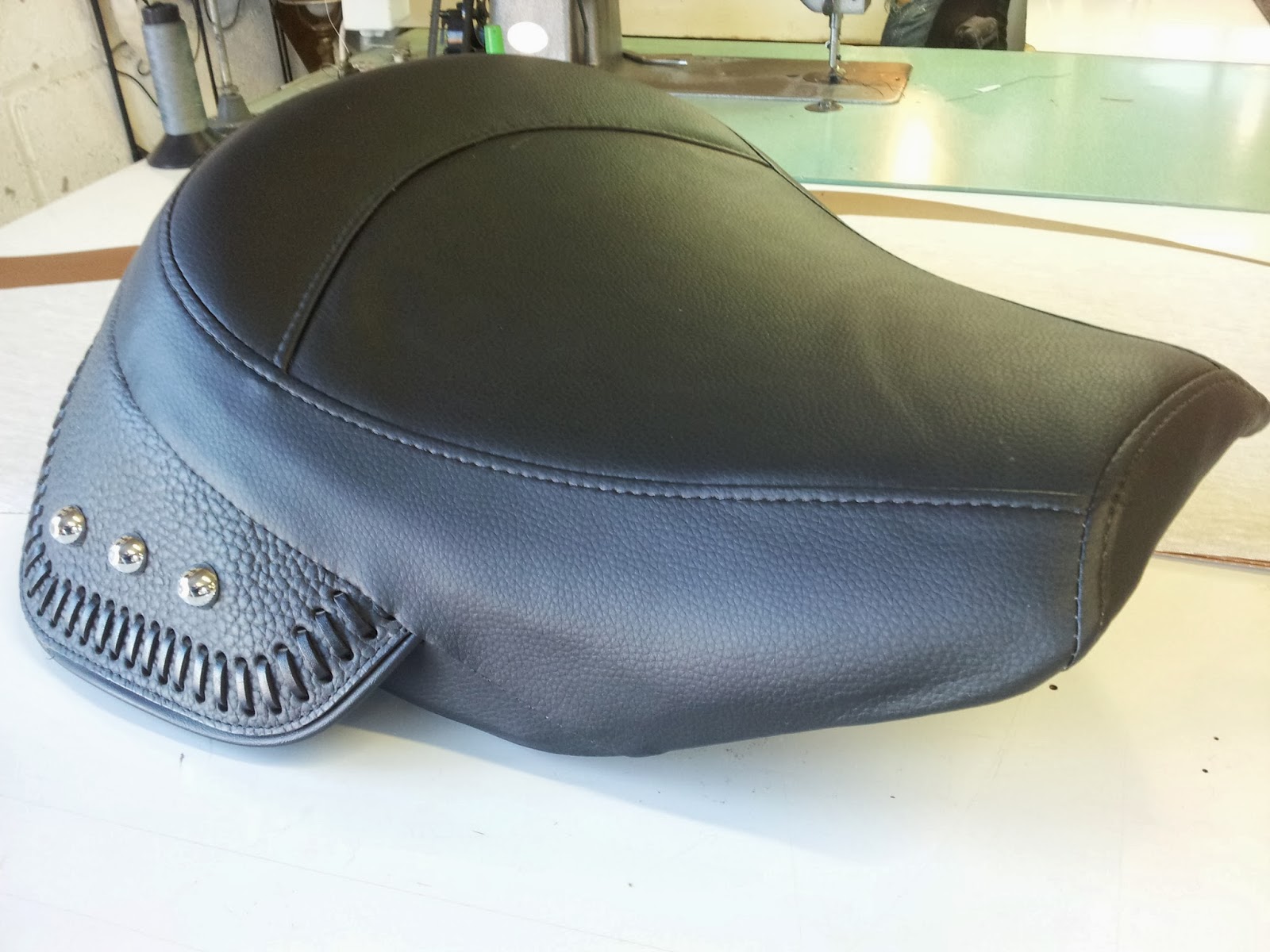 Homestyle Custom Upholstery and Awning: Two Custom Motorcycle Seats