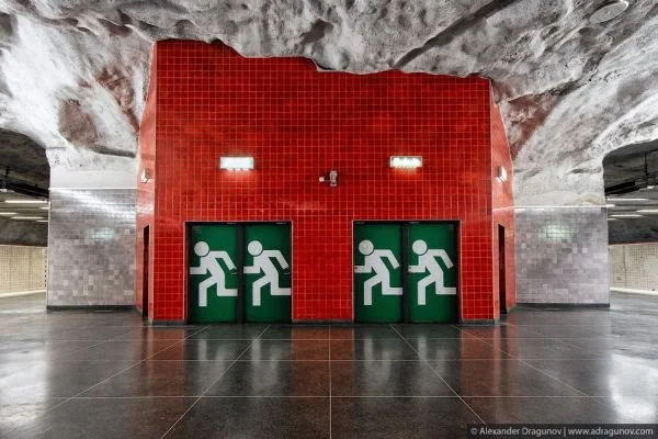 Stockholm metro station