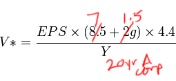 benjamin graham formula