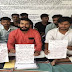 धरना दे रहे पीजी कॉलेज के छात्र नेताओं ने खून से लिखा पत्र - Ghazipur News