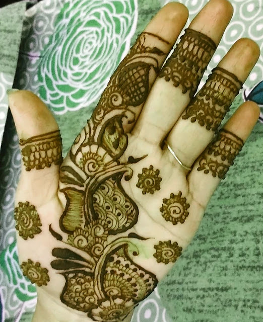 Left Hand Mehndi Design