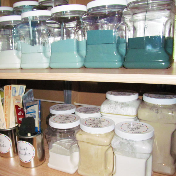 How to Store Leftover Paint + Free Printable Paint Labels