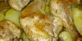 Pollo asado al limón