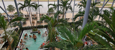 Piscinas minerales del área La Palma de las Termas de Bucarest.