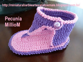 DIY Bebê - Sandálias de Crochê Para Meninas Com Passo a Passo 4