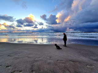 Sonnenuntergang am Strand