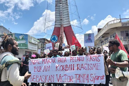 KNPB Konsulat Indonesia, AMPTPI, FRI-WP, dan Solidaritas Mahasiswa : Gelar Aksi Unjuk Rasa  Tuntut Bebaskan Victor Yeimo