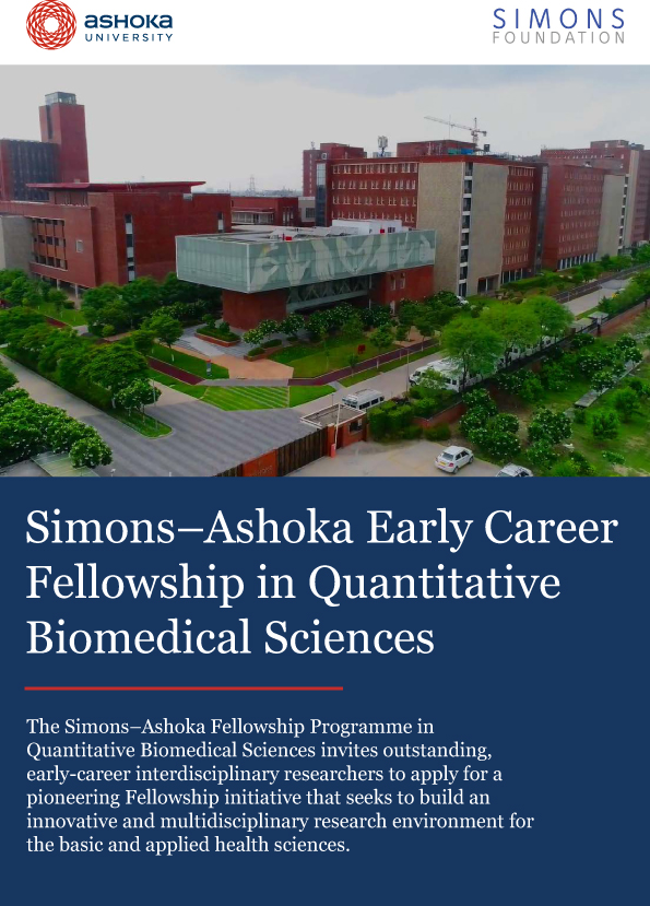 Simons–Ashoka Early Career Fellowship in Quantitative Biomedical Sciences