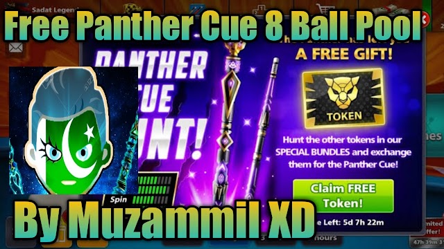 Get Free Panther Cue Backup Free For All By || Muzammil XD || 8 Ball Pool ||
