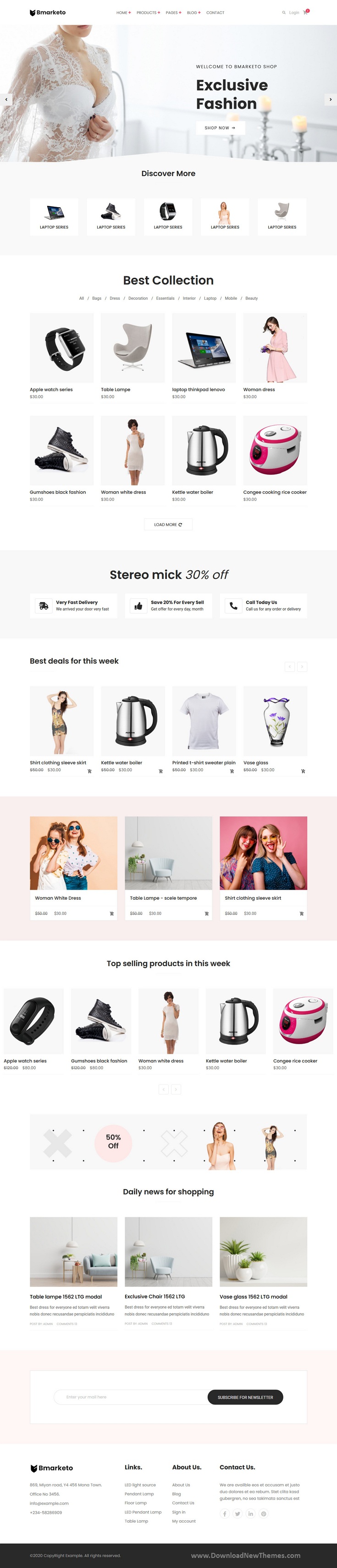 Minimal eCommerce HTML Template