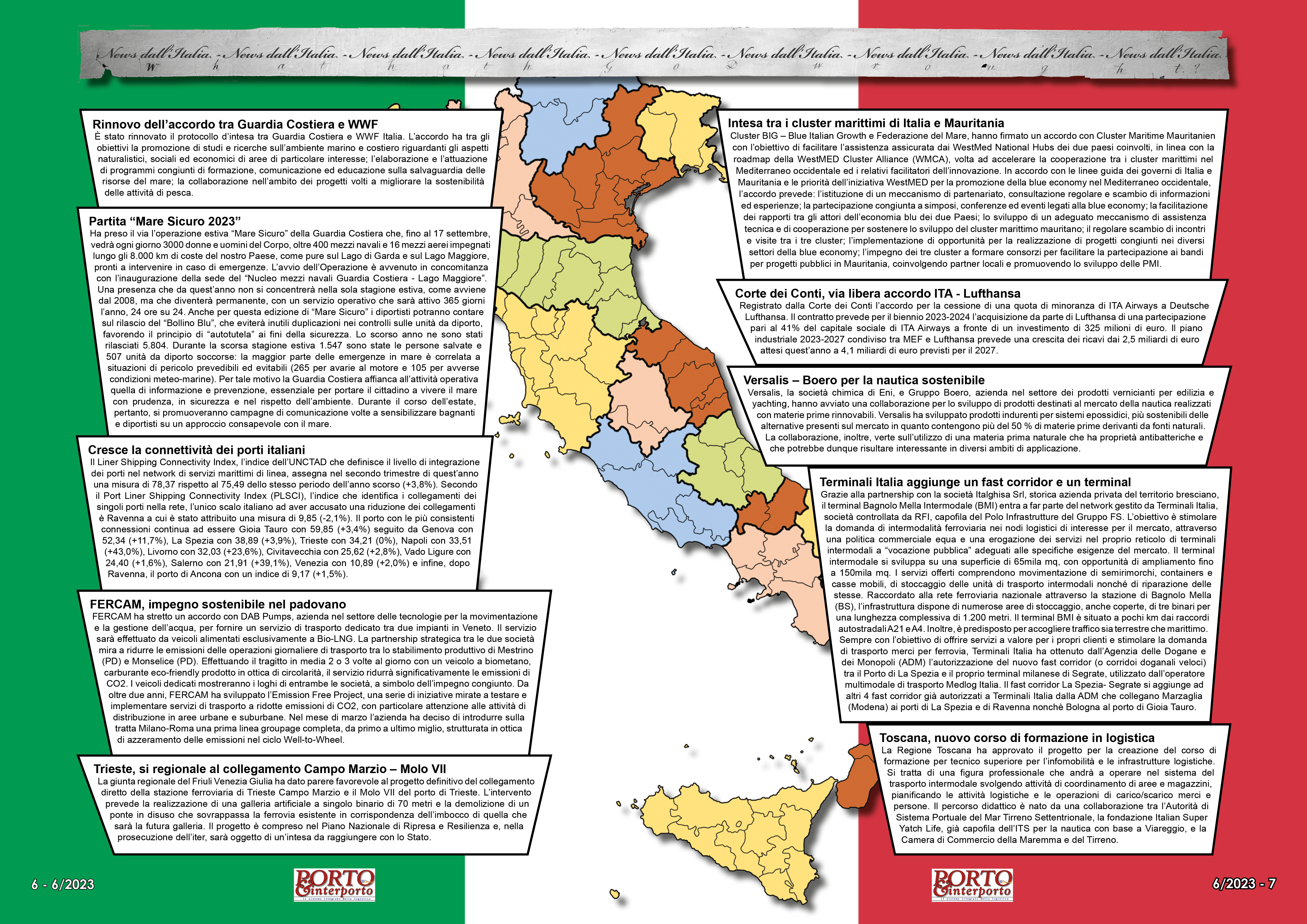 GIUGNO 2023 PAG. 6 - NEWS DALL'ITALIA