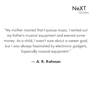 A. R. Rahman Quotes