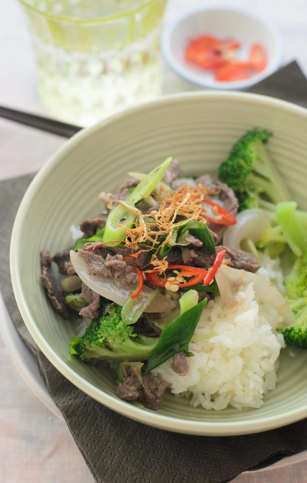 Beef and Pickled Shrimps Stir-fry photo