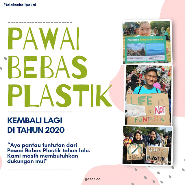 Pawai Bebas Plastik 2020