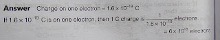 ncert book page 200. calculate the number of electrons constituting one coulomb of charge.