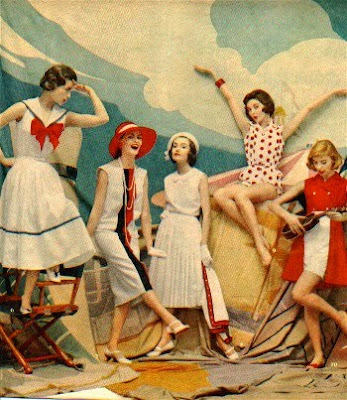 vintage nautical summer dresses