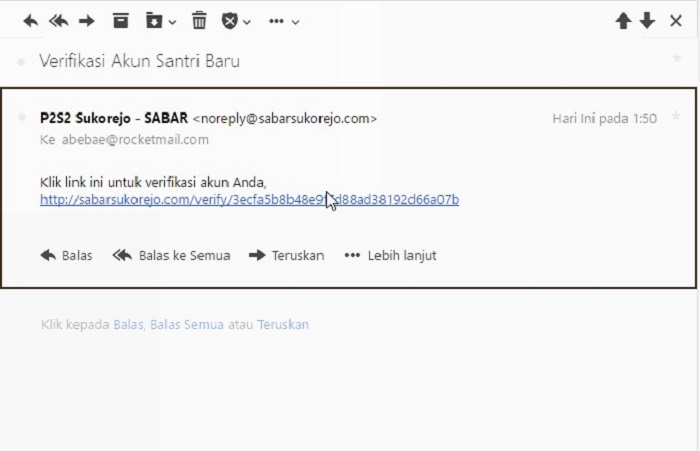 Cara Daftar (Online) Santri Baru Pondok Pesantren Sukorejo 