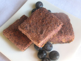 Raw Blueberry Bars