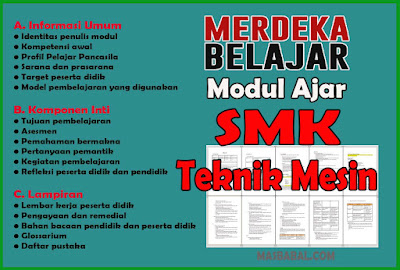 Link Download Modul Ajar SMK Teknik Mesin Sekolah Penggerak Tahun Ajaran 2022/2023