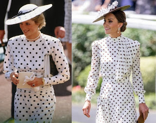 Kate Middleton recreates Princess Diana's polka dot dress