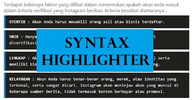 Syntax Highlighter