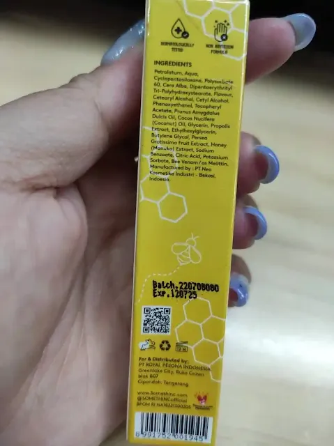 ingredients somethinc bee power lip serum