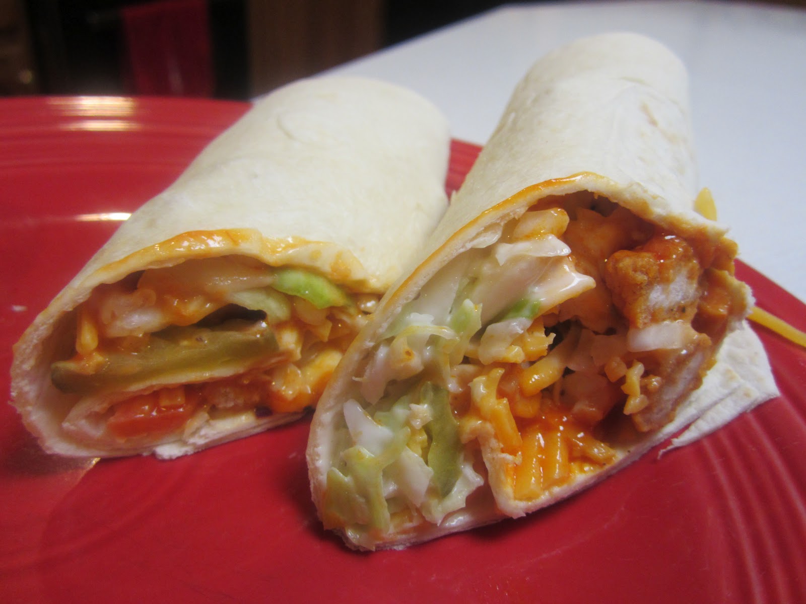 From Sarah's Kitchen to Yours: Buffalo Chicken Wraps