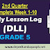 New! 2nd Quarter Daily Lesson Log (DLL) – GRADE 5, SY 2019-2020