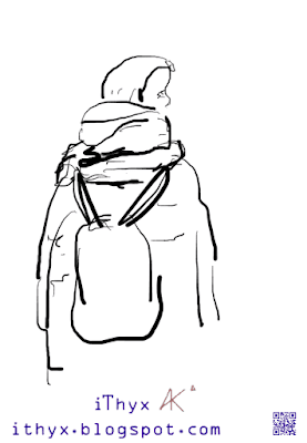 девушка с рюкзаком