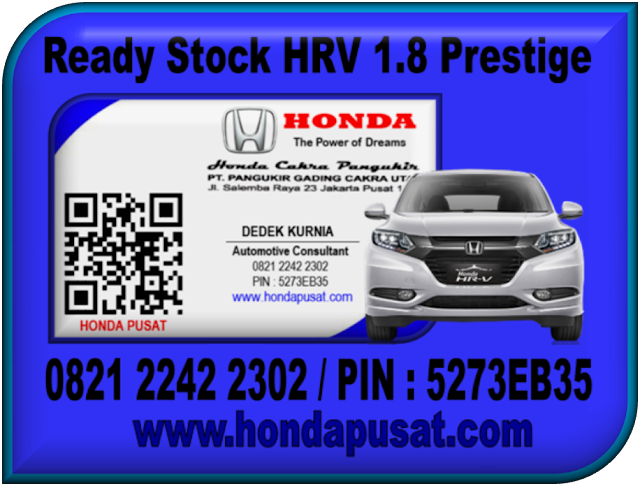 READY STOCK HONDA HR-V 1.8 PRESTIGE