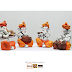 FRENKLIN™ Lord Ganesha Musical Set of 4 Statue Playing Flute Tabla Dholak Harmonium Handicraft Cute Figurines of Ganesh Vinayak Idol Decorative Showpiece Home & Temple Décor