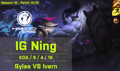 IG Ning Sylas JG vs Ivern - KR 10.15