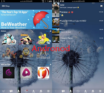 BBM Mod Transparan V2.13.1.14 Apk Clone | Unclone