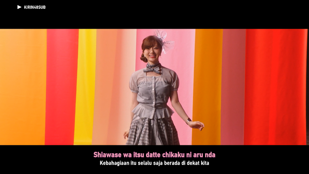 Subtitle Indonesia Nogizaka46 - Shiawase no Hogoshoku