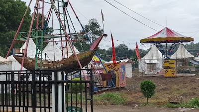 Diduga Tanpa Jaminan Keselamatan, Wahana Permainan Pasar Malam di Desa Payabakal Gelumbang, Mengancam Keselamatan. 