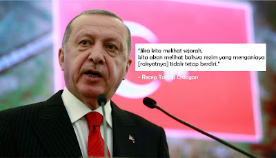 10 kata kata bijak terbaik Recep Tayyip Erdogan