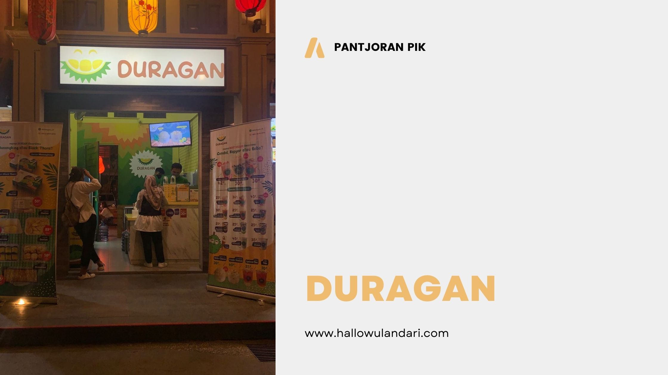 Duragan Ice Cream Durian Pantjoran PIK