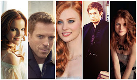 Red Hair - Pelirrojos: Marcia Cross, Damian Lewis, Deborah Ann Woll, Michael C. Hall, Rose Leslie