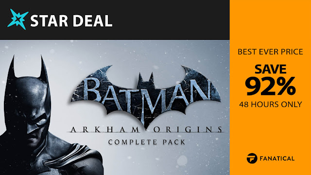 batman arkham origins $3.99 only fanatical best deal 92% price drop 2013 action-adventure game wb games montréal warner bros. interactive entertainment dc comics pc steam key
