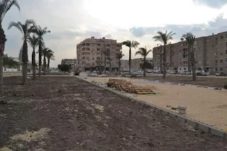 محافظ السويس يتفقد انشاء حديقة عامة لأهالي مدينة تعاونيات القاهرة وشبكة صرف مياه امطار لشوارع حي فيصل