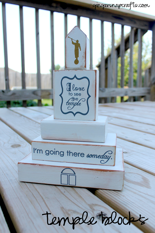 Temple blocks at GingerSnapCrafts.com