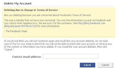 Facebook says sorry for change in Terms of service