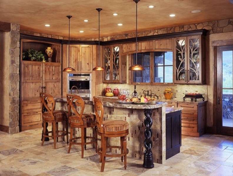 rustic minimalist kitchen design